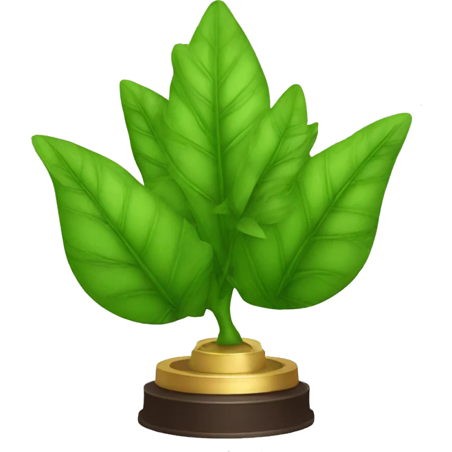 leafy trophy emoji