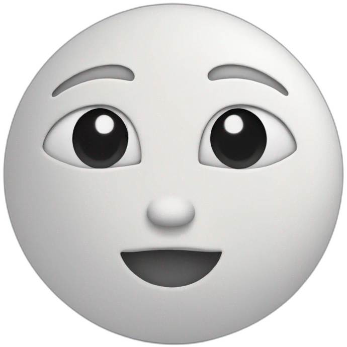Lune en ceur emoji