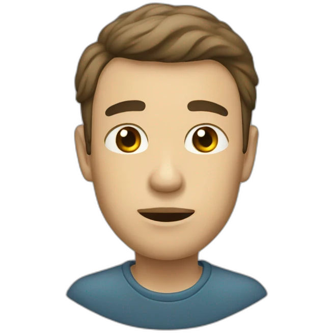 Homme qui s’endort  emoji