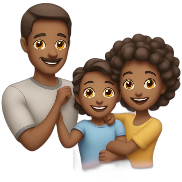 Happy family emoji