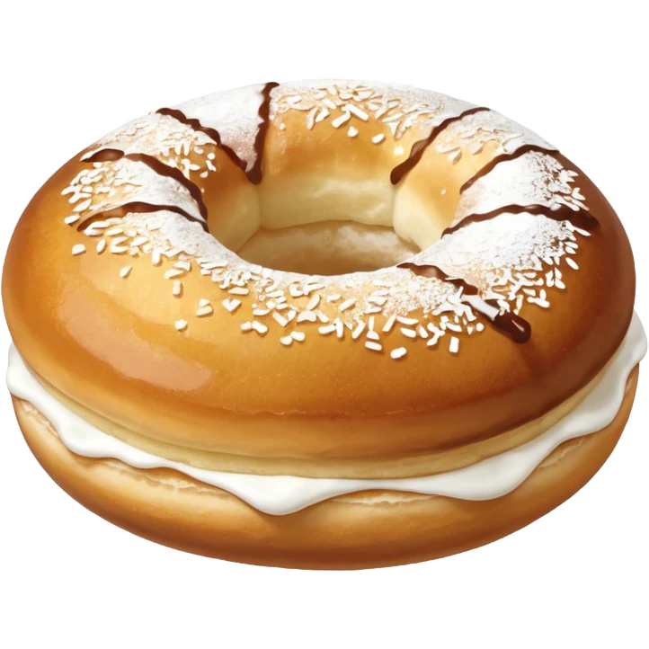 The meal sufganiyot emoji