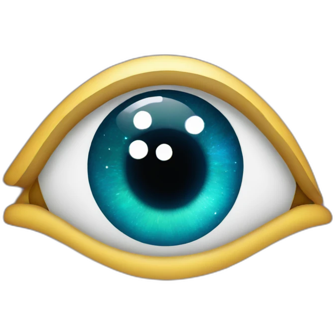 eye with stars emoji