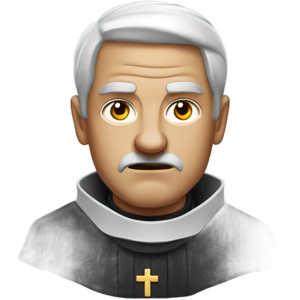 Angry priest emoji
