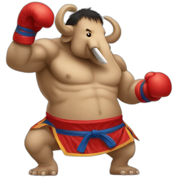 Mammoth  muay thai  emoji