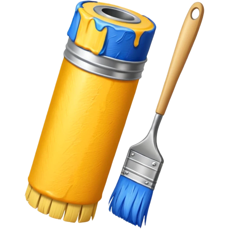 paint roll emoji