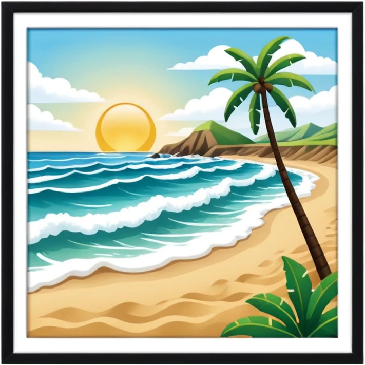 Beach from Costa Verde in Lima emoji