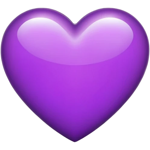 purple heart emoji
