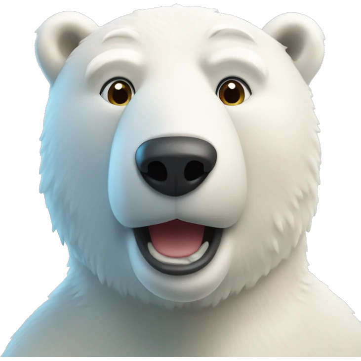 Polar bear lifeguard  emoji