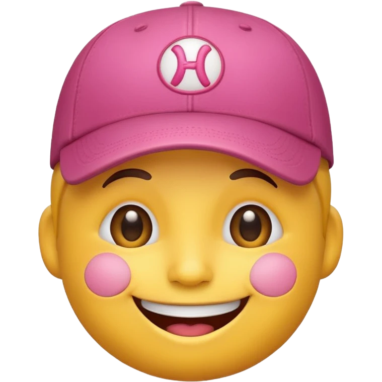 😁🧢Şapkalı gülen yüzlü emoji emoji