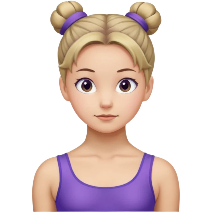 Blue Suit – CalmPurple Suit – Confident
 Girl in violet leotard, subtle smirk, focused gaze, bun tightly tied.

















































 emoji