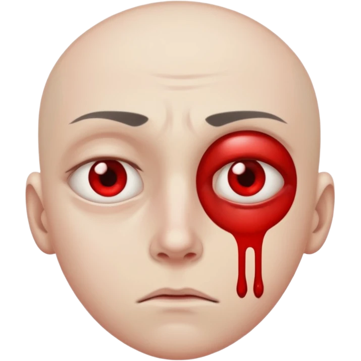 Dead tired emoji