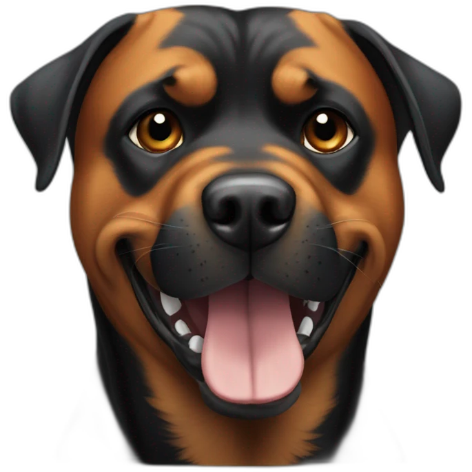 Rottweiler dobberman emoji