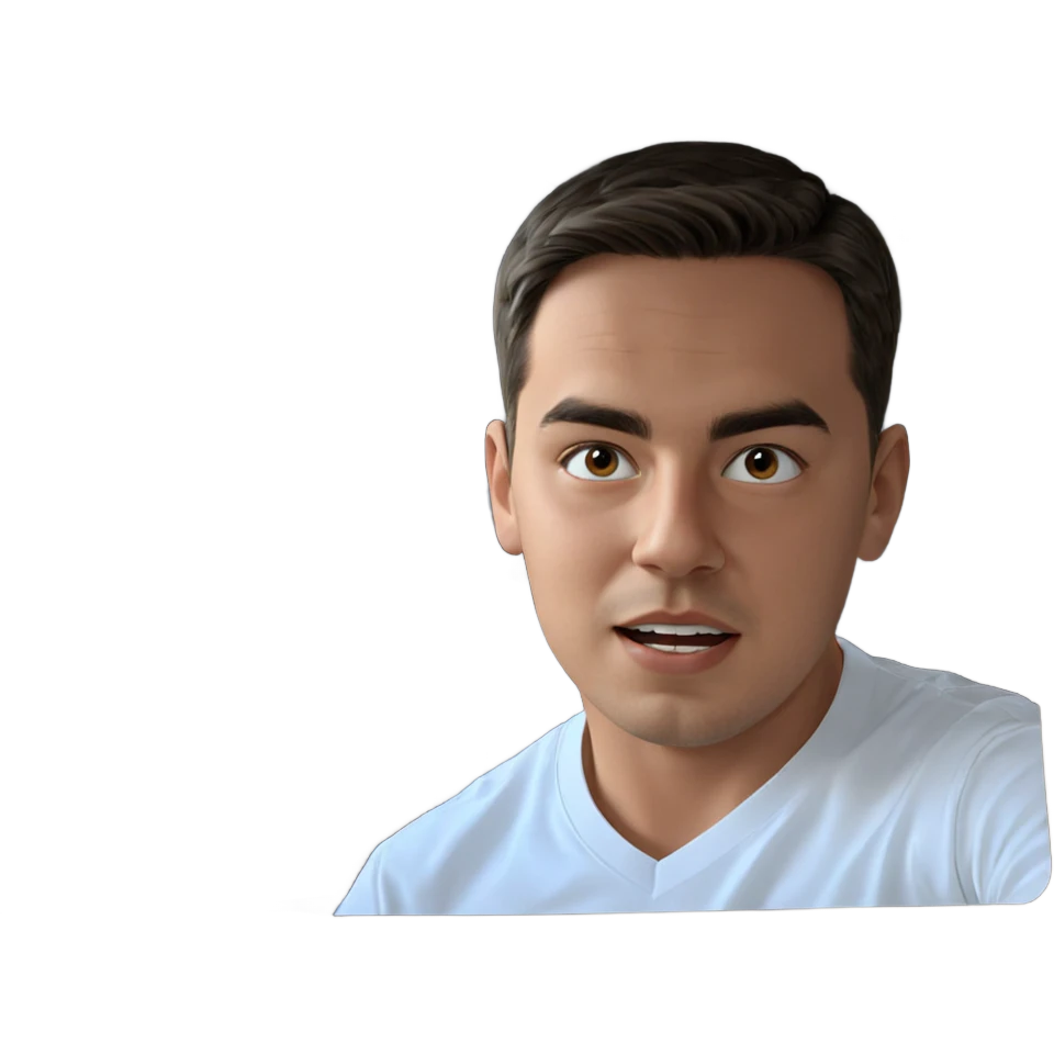 boy in white shirt meme emoji