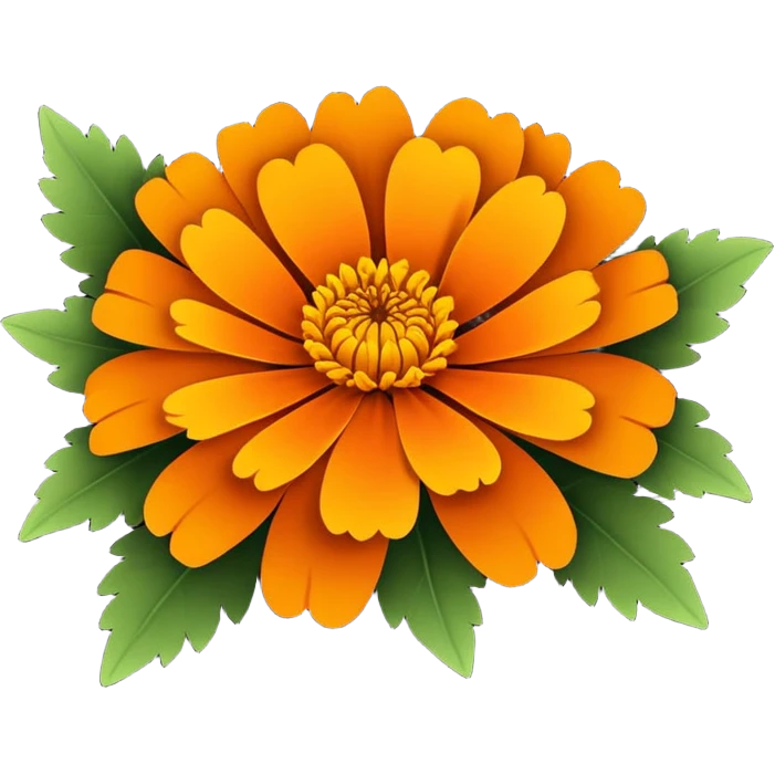 marigold flower emoji