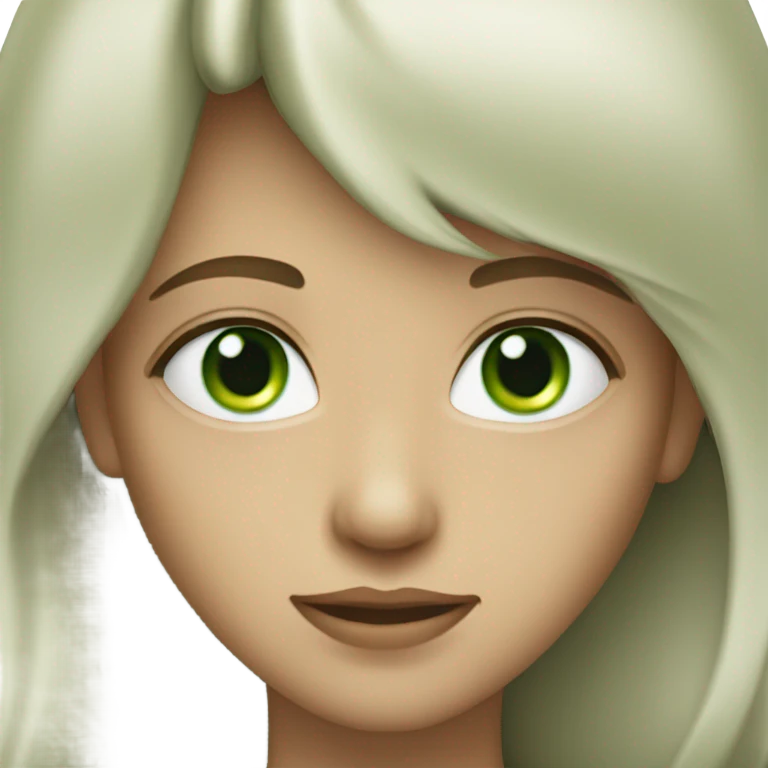 Green eyes emoji