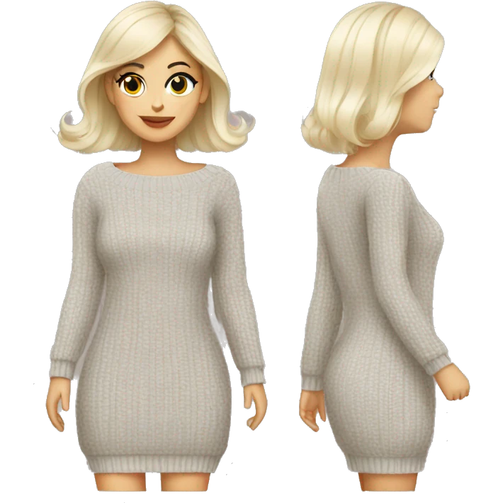 Sweater dress emoji