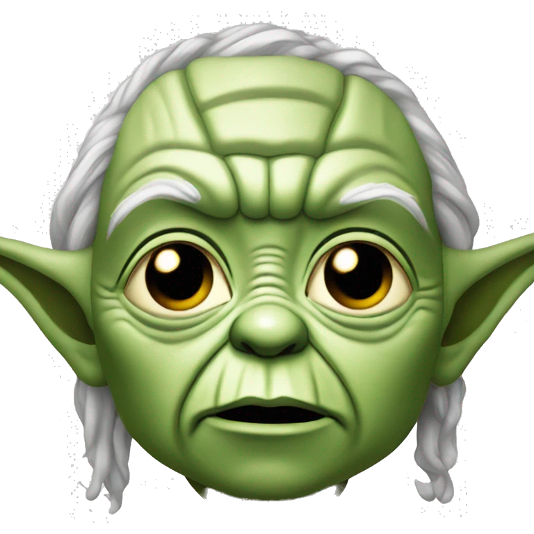 Yoda from stars wars emoji