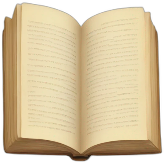 Book, with slightly open pages emoji