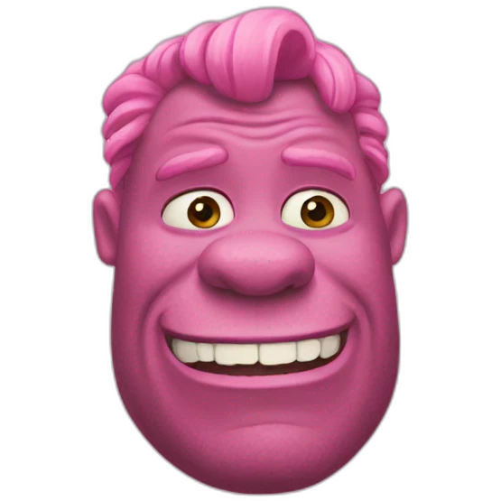 pink shrek emoji