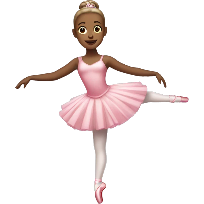 Balerina with cola emoji