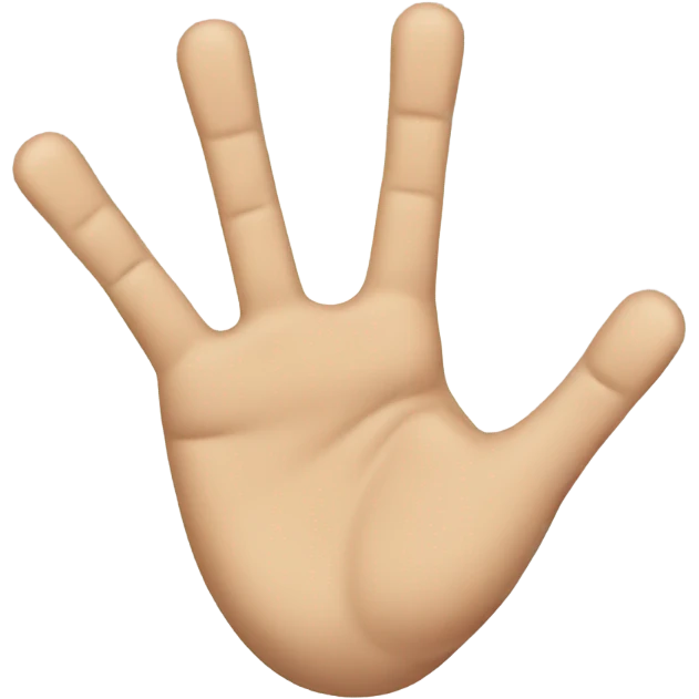 hand with two loose fingers emoji