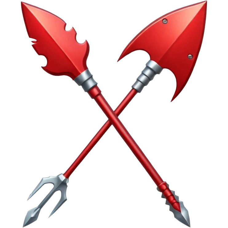 spartan spear, red  emoji