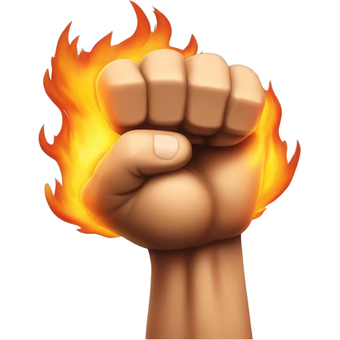 bicep on fire emoji