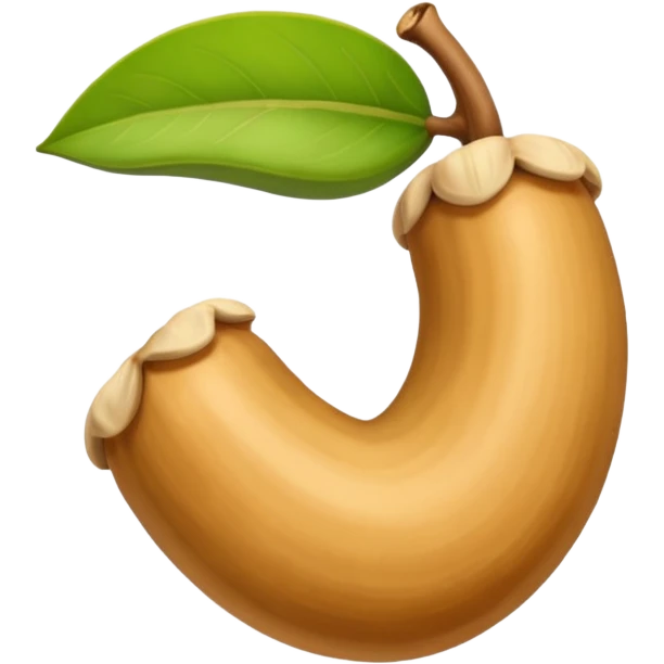 Make single Cashew dryfruit emoji