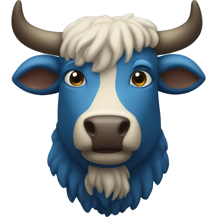 blue ox emoji