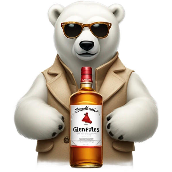 polar bear with sunglasses and Glenrarklas emoji