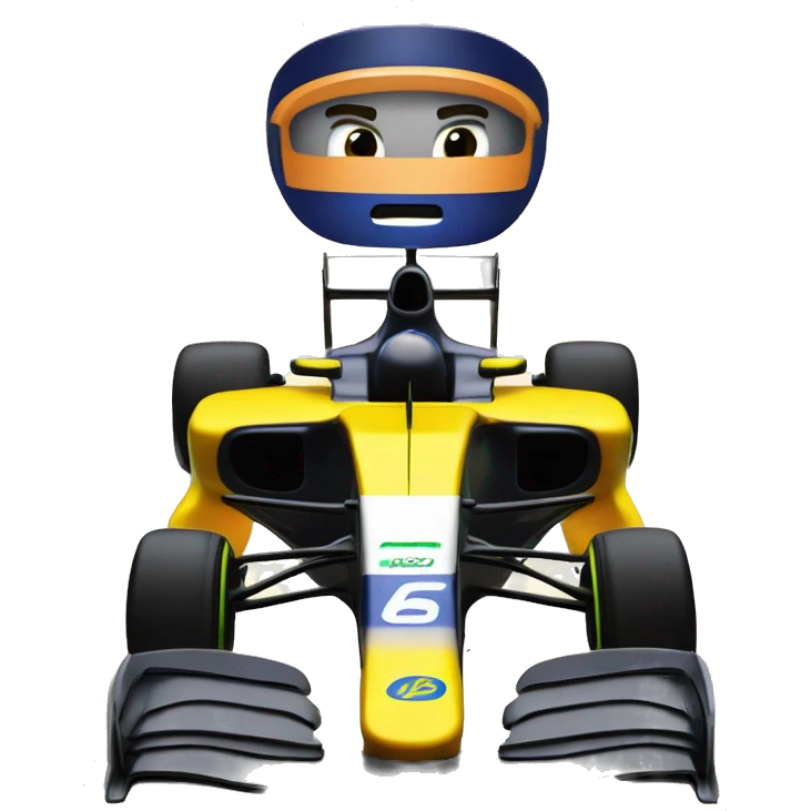 Lando Norris formula one car emoji