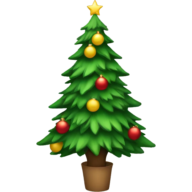 Christmas tree emoji