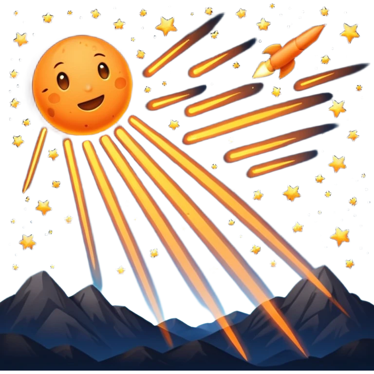 meteor shower emoji