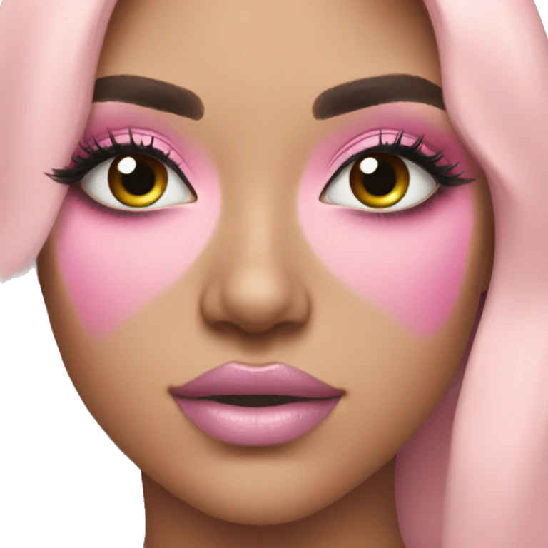 Makeup pastel pink emoji