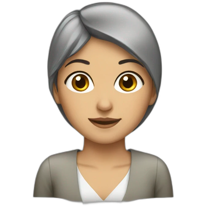 iranian girl with short hair emoji