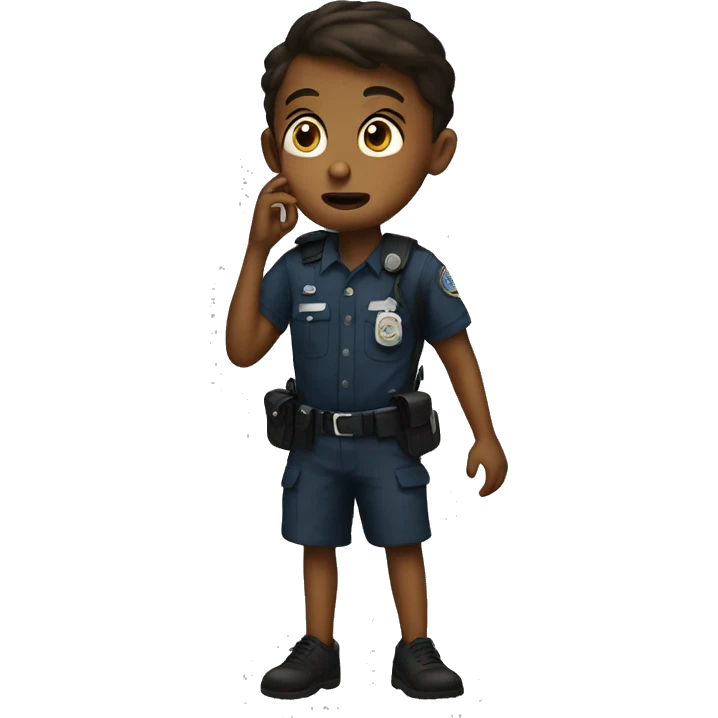 kid calls 911 emoji