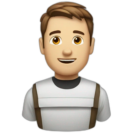 Elon with grok emoji