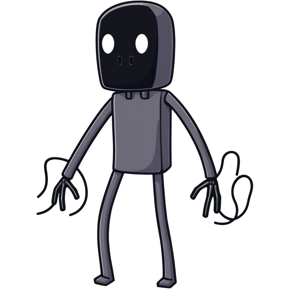 Minecraft Enderman emoji