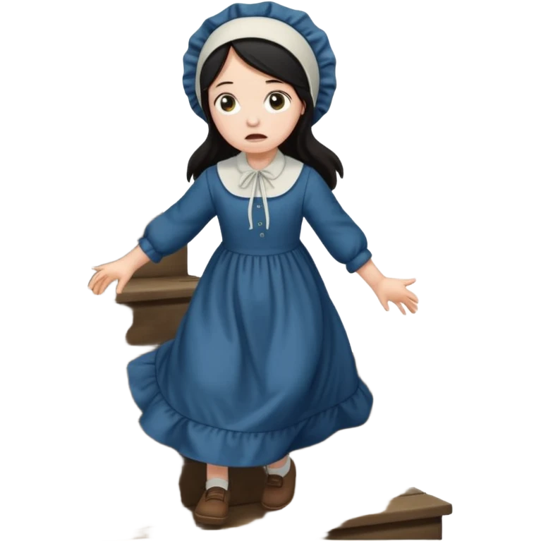 AMISH GIRL FALLING DOWN STEPS emoji
