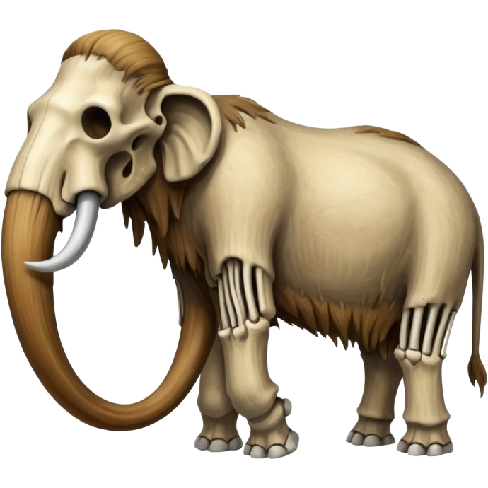 skeleton of a mammoth emoji