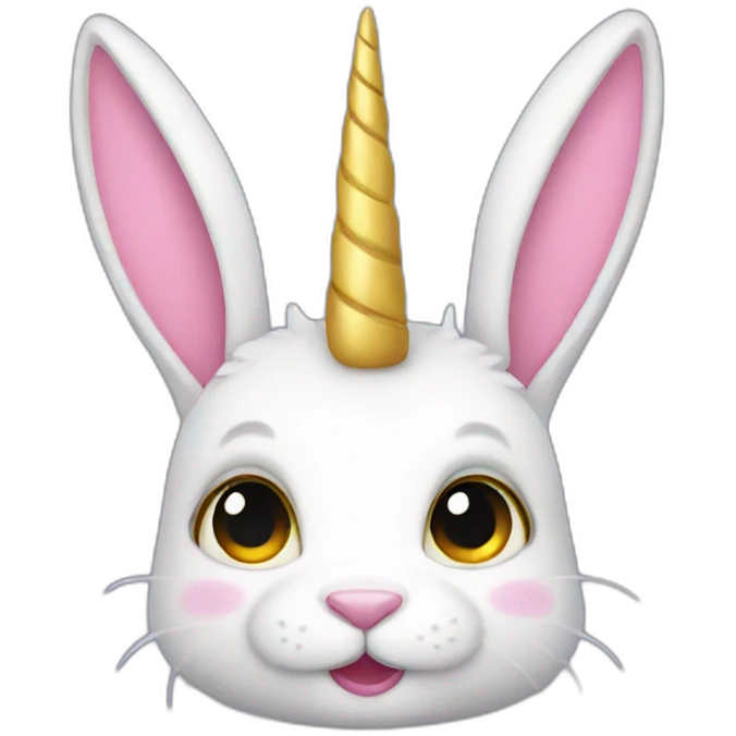 bunny unicorn emoji