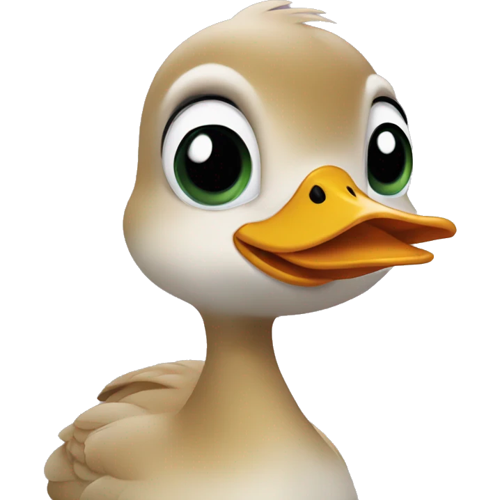 Duck who love  emoji
