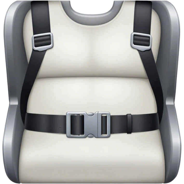 plane seat belt waist emoji