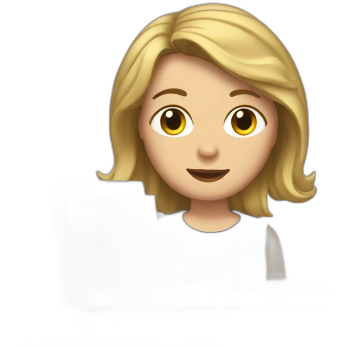 darcy glennen on the computer emoji