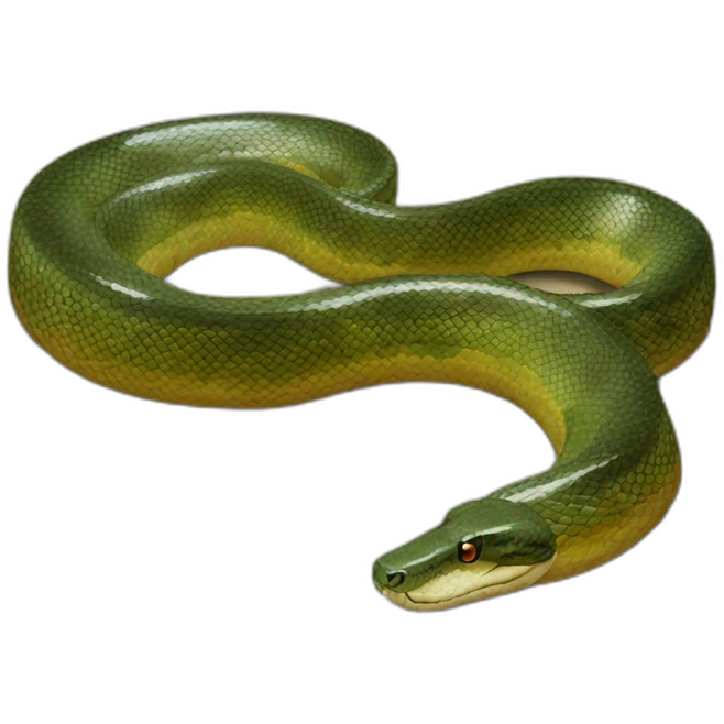 Anacondas sur une table emoji