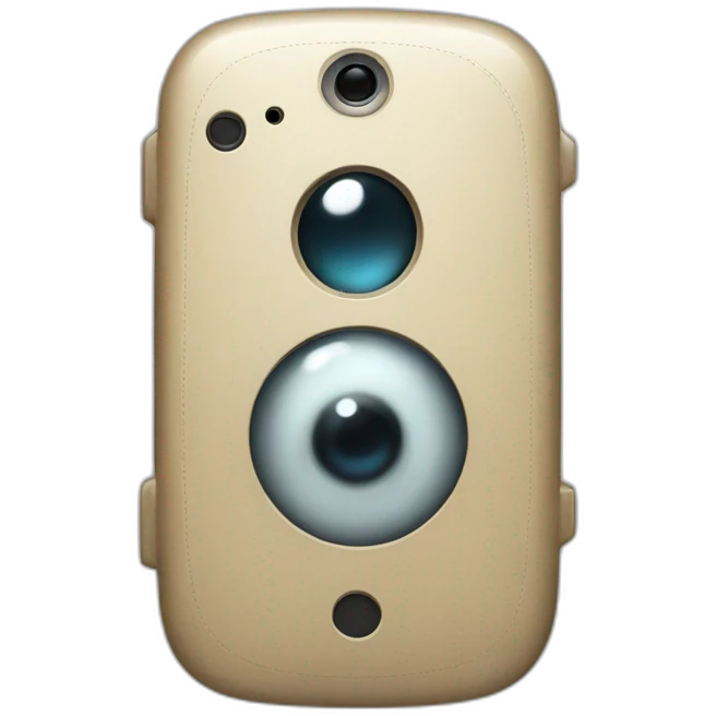 A cell phone that hypnotizes someone emoji