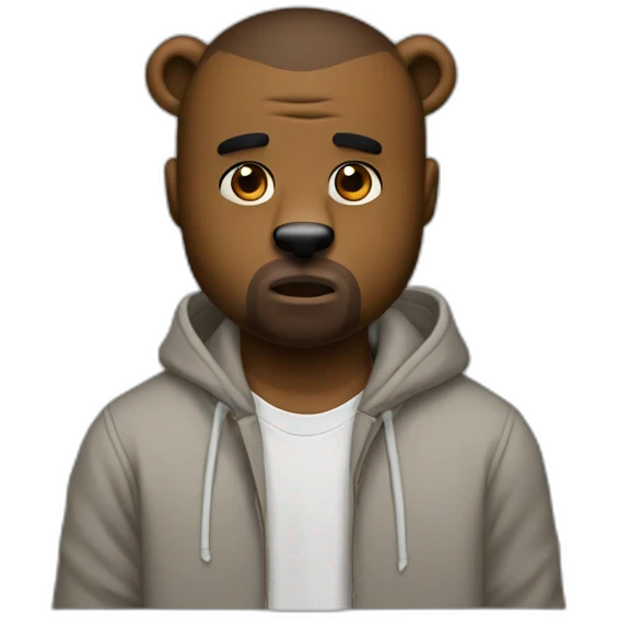 dropout bear kanye emoji