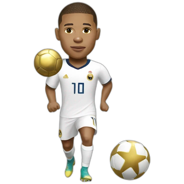 Mbappé ballon d’or  emoji