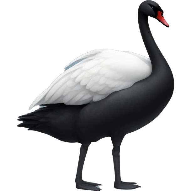 Black swan emoji