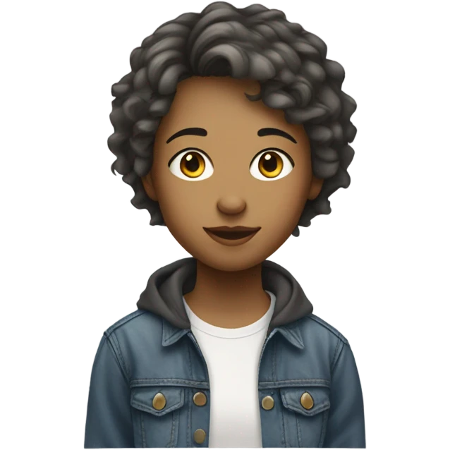 White tomboy emoji